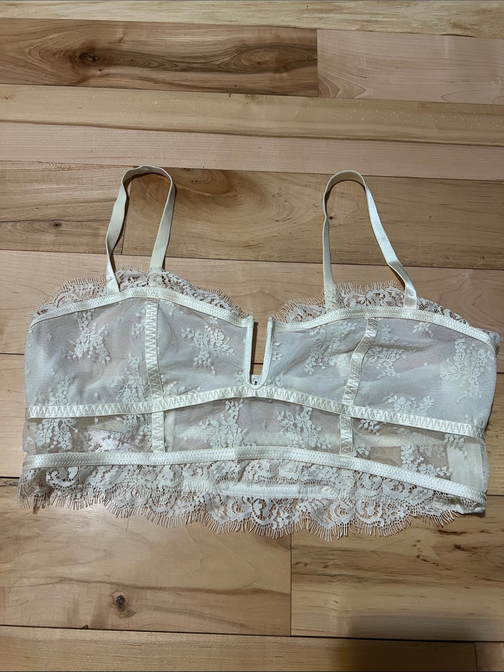 Intimately Free People Ivory Lace Bralette